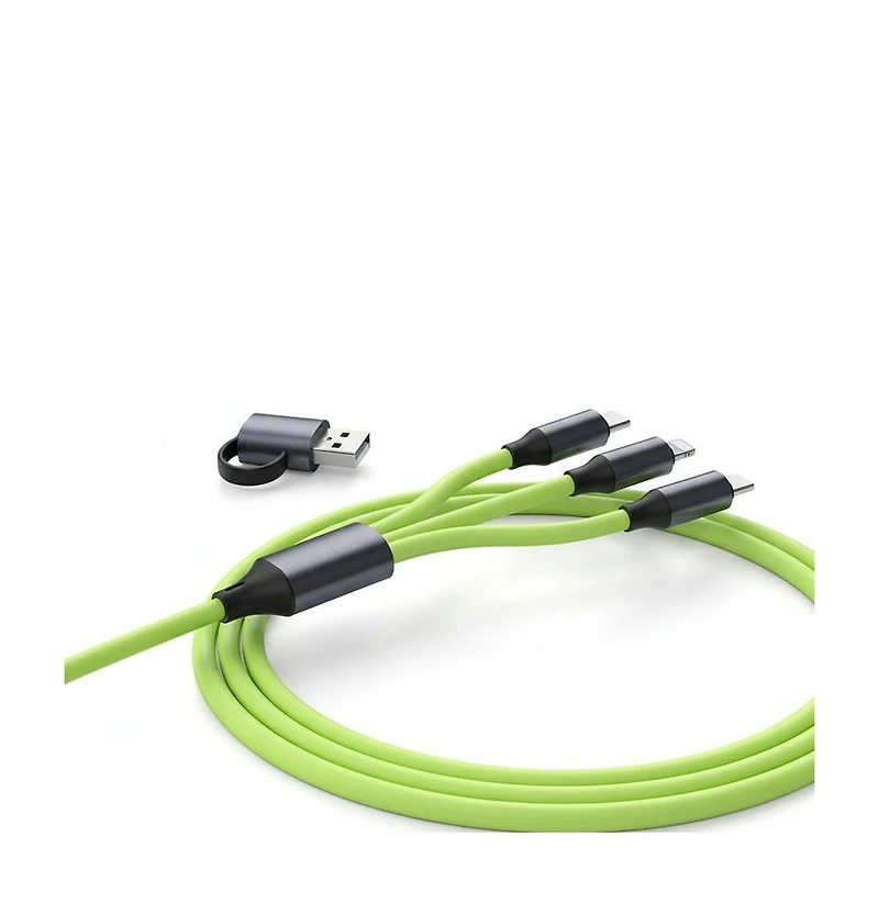 3P Experts Bold Dual 4 N 1 Charging Cable