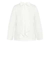 City Chic Women's Bow Back Sweater