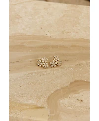 Untamed Petals Daisy Crystal Studs