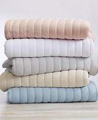 Linery & Co. Channel Stitch Microfiber Quilt Set With Shams
