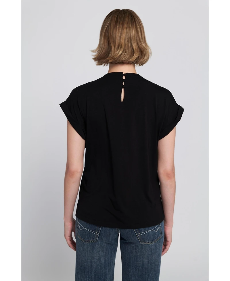 Elle Collection Women's Necklace Embellished Top