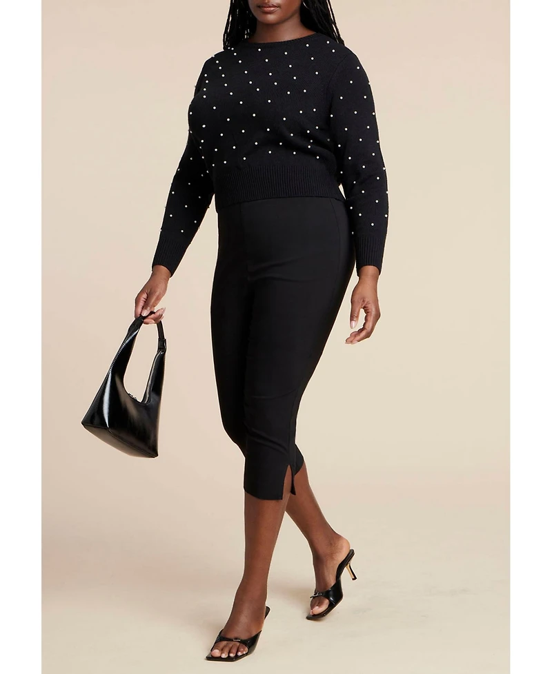 Eloquii Women's Pearl Sweater