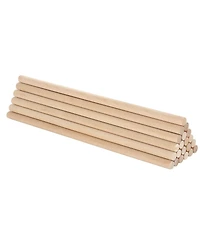 Hongge Wooden Dowel Rods Birch Craft Sticks for Diy and Woodworking Projects
