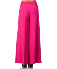 Ivonne Women's Solid Wide-Leg Trousers
