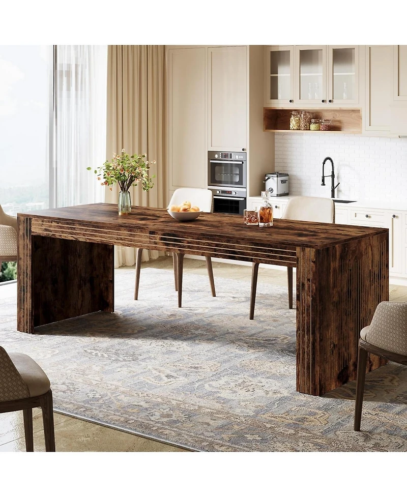 Tribesigns Large Dining Table for 6-8