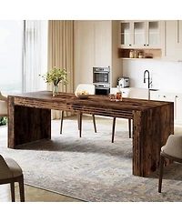 Tribesigns Large Dining Table for 6-8