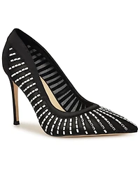 Nine West Women's Feresah Embellished Mesh Stiletto Dress Pumps