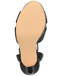 Nine West Women's Wilda Criss-Cross High Stiletto Platform Sandals