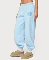 Edikted Womens Major Love Sweatpants