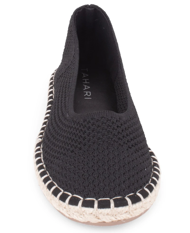 Tahari Women's Juniper Slip-On Espadrille Flats