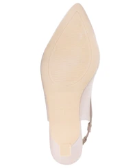 Tahari Women's Zurich Kitten Heel Slingback Pumps