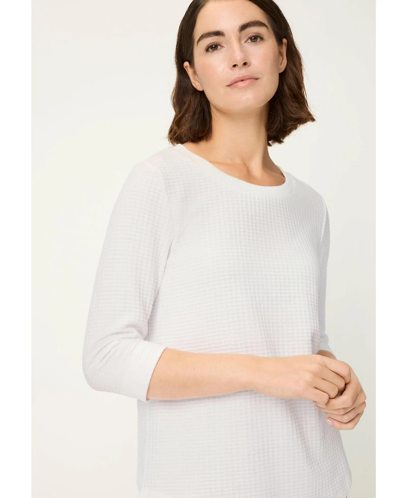 Olsen Women's Waffle Knit T-Shirt