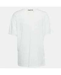 Pre-Owned Dolce & Gabbana Women's Boycott Logo Print Cotton T-Shirt