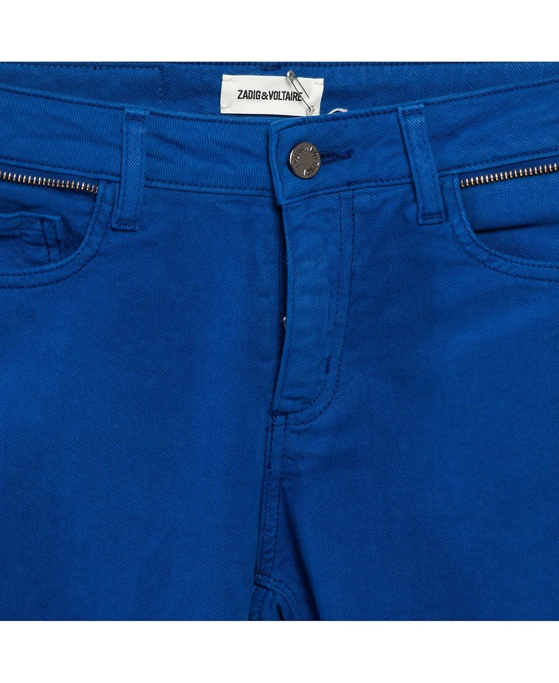 Pre-Owned Zadig & Voltaire Women's Cotton Drill Skinny Eva Cher Jeans