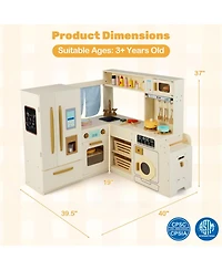 Hongge Inflatable Water Slide Park With Dual Slides Bounce House And Obstacle Course