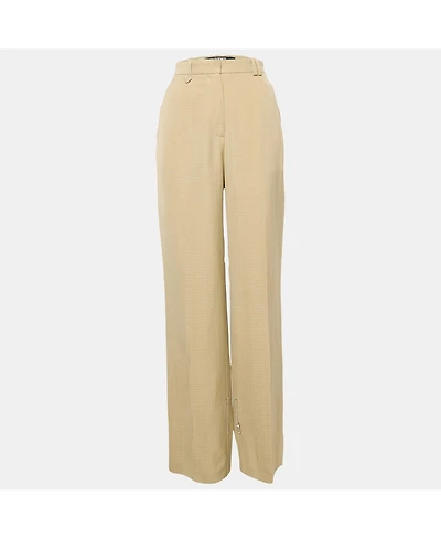 Pre-Owned Jacquemus Women's Silk Blend High Rise Le Papier Trousers