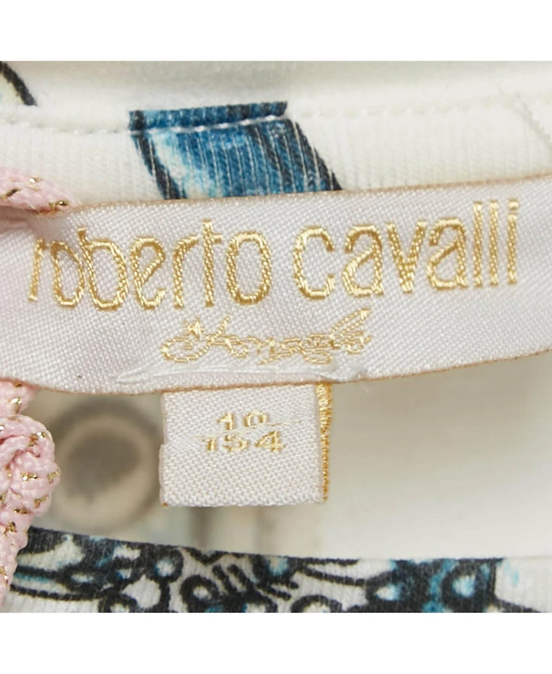 Pre-Owned Roberto Cavalli Women's Jelly Fish Print Jersey