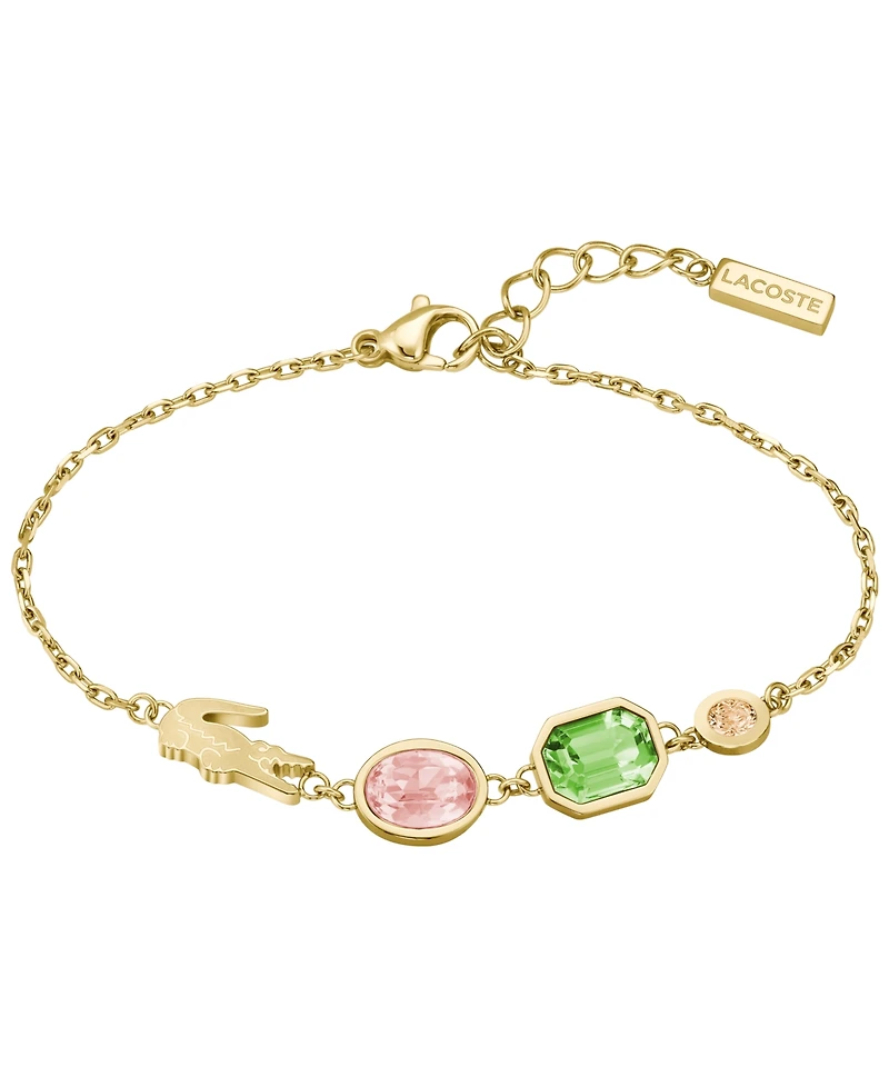 Lacoste Deva Gold-Plated Stainless Steel Bracelet