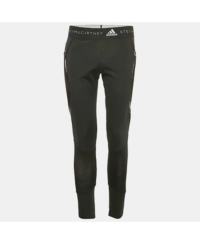 Pre-Owned Stella Mccartney Women's X Adidas Mesh Trim Jersey Leggings