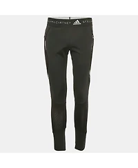 Pre-Owned Stella Mccartney Women's X Adidas Mesh Trim Jersey Leggings
