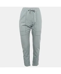 Pre-Owned Brunello Cucinelli Women's Gabardine Monili Detail Trousers