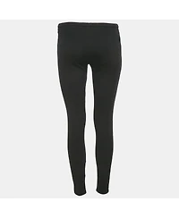 Pre-Owned Emilio Pucci Women's Lace Trim Jersey Skinny Trousers