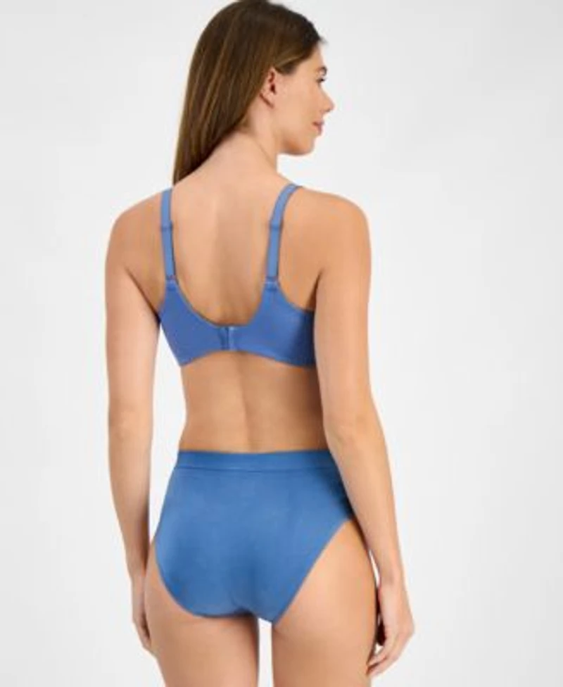 Wacoal Womens Back Appeal Underwire Bra B Smooth High Cut Brief Underwear