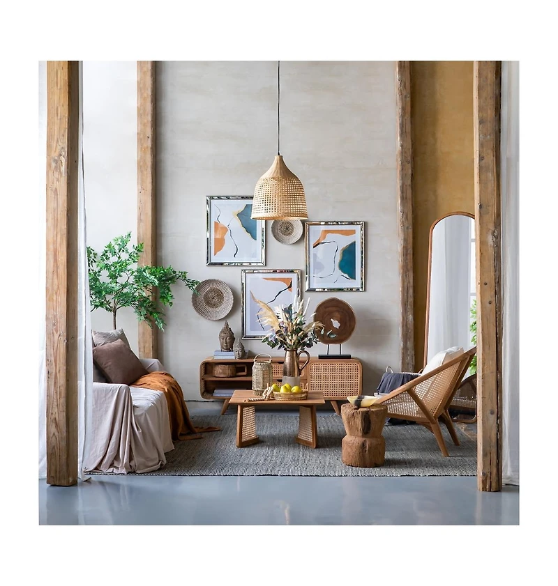 Streamdale Furniture Streamdale 59x15x20" Teak Cabinet