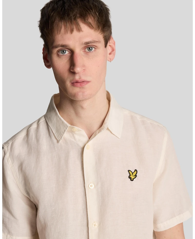 Lyle & Scott Men's Hemp Short Sleeve Shirt