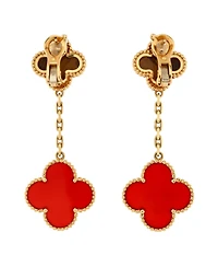 Pre-Owned Van Cleef & Arpels Magic Alhambra 2 Motifs Drop Earrings