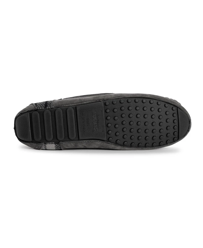 Muk Luks Men's Cable Cuff Cap, Ebony, One