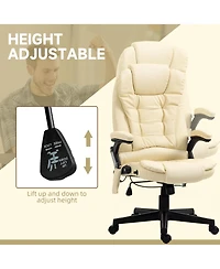 Homcom High-Back Vibration Massage Chair