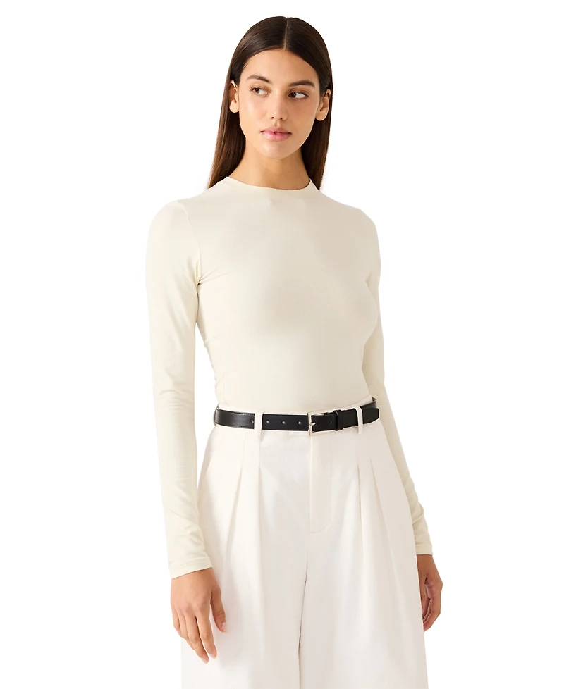 Steve Madden Women's Square and Wave Keeper Buckle 2-Pc Textured Belt