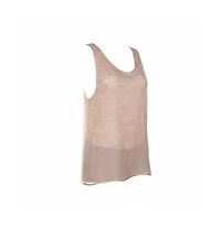 Pre-Owned Chloe Women's Beige Lace Sleeveless Top