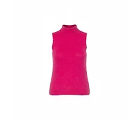 Pre-Owned Versace Women's Mohair High Neck Sleeveless Tank Top