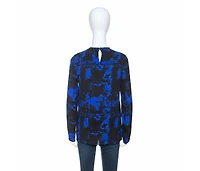 Pre-Owned Proenza Schouler Women's Graffiti Print Silk Layered Top