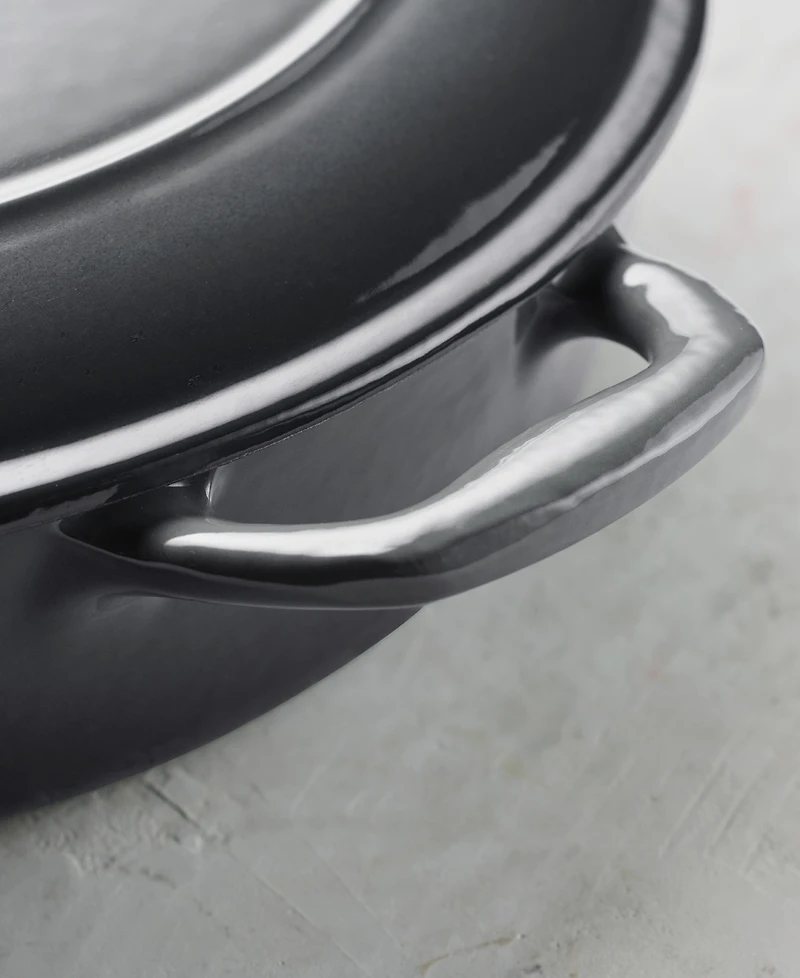 Tramontina Bestow Enameled Cast Iron 5.5-Quart Round Dutch Oven Pot with Lid