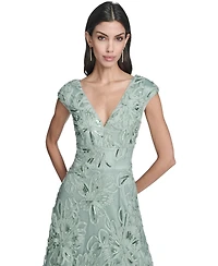 Eliza J Women's V-Neck Ball Gown