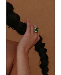 Retro Chic Lime Glow Ring