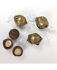 Just Candy Holiday Wreath Dubai chocolate Truffles Gift Tin