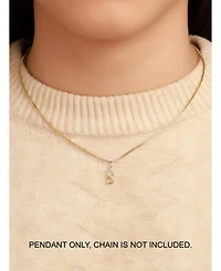 Devata Infinity Pendant in 14K Gold, approx. 0.4 grams.