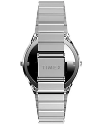 Timex Men's Quartz Digital Silver-Tone Stainless Steel Watch, 38mm