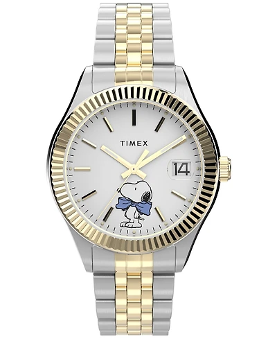 Timex Women's Quartz Analog Two-Tone Stainless Steel Watch, 34mm
