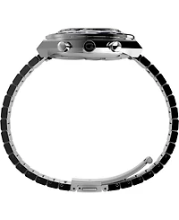 Timex Men's Chronograph Silver-Tone Stainless Steel Watch, 40mm