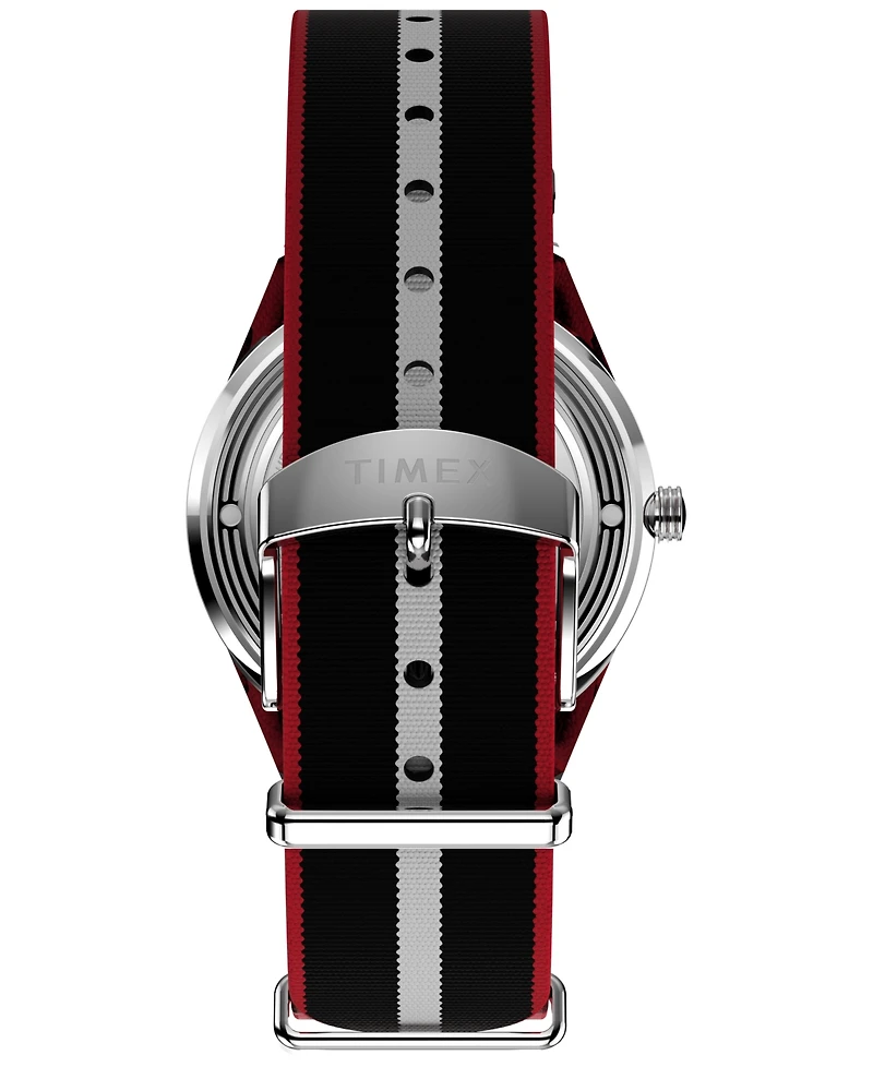 Timex Men's Quartz Analog Black Fabric Watch, 38mm