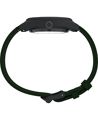 Timex Men's Mechanical Automatic Black eco-conscious Fabric Watch, 39mm