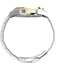 Timex Men's Quartz Analog Two-Tone Stainless Steel Watch, 45mm