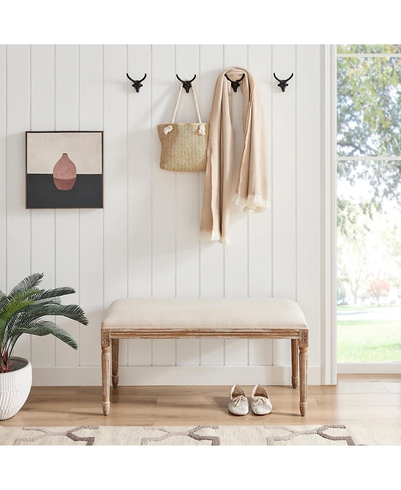 Danya B 4 Piece Goat Head with Horns Decorative Wall Hook Set