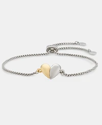 Dkny Heart Charm Slider Bracelet