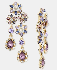 Marchesa Multi-Stone Floral Chandelier Earrings